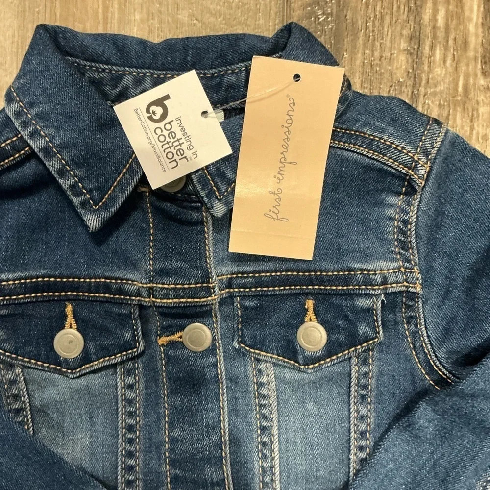 First Impressions Blue Denim Jacket Size 18 months
